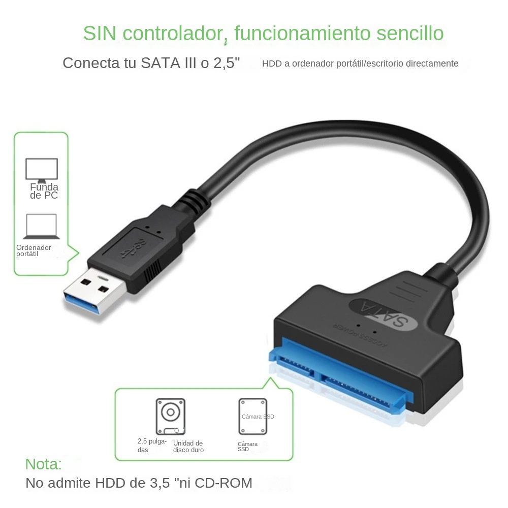 USB 3.0 SATA 3 Cable Sata To U - External Ssd review and price